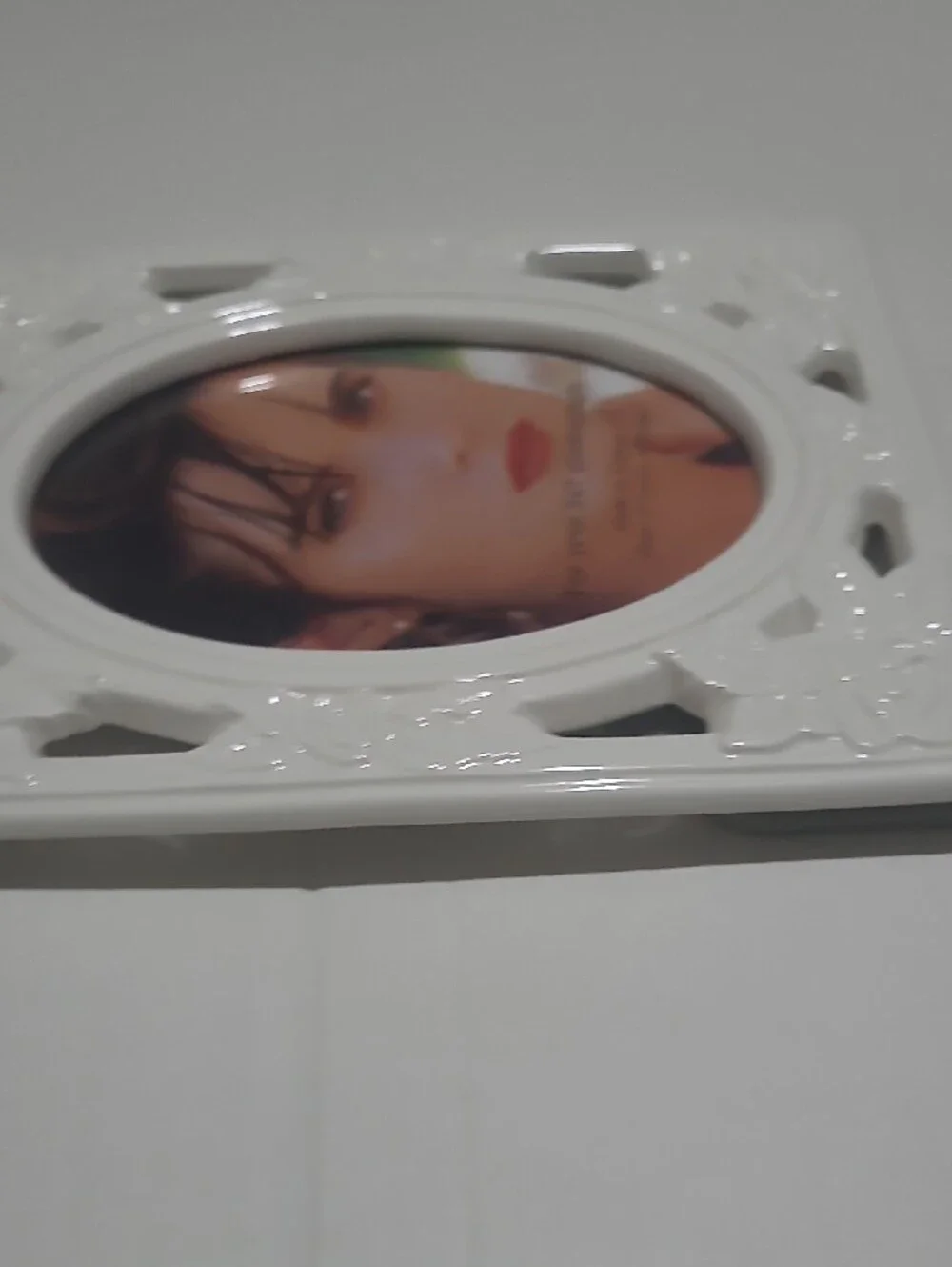 White Floral 5x7 Photo Frame - Home Accents